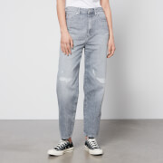 Tommy Hilfiger Balloon High-Waisted Ripped Denim Jeans