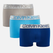 Calvin Klein Three-Pack Low Rise Stretch-Jersey Trunks