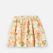 The New Society Kids' Rafaella Floral-Print Poplin Skirt