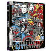Steelbook Capitán América: Civil War Marvel Studios - Mondo #57 Zexclusivo de Zavvi en 4K Ultra HD (incluye Blu-ray)