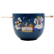 Disney Lady and the Tramp Ceramic Ramen Bowl with Chopsticks