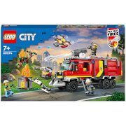 LEGO City: Fire Command Unit Set with Fire Engine Toy (60374)