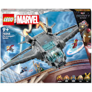 LEGO Marvel Le Quinjet des Avengers, Jouet de Vaisseau Spatial avec Figurines, Infinity (76248)