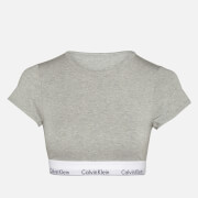Calvin Klein Stretch-Cotton and Modal-Blend T-Shirt Bralette