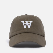 Wood Wood Logo Cotton-Twill Baseball Cap