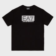 EA7 Boys' Train Visibility Logo-Print Cotton T-Shirt