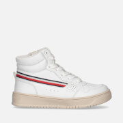 Tommy Hilfiger Kids' Faux Leather High-Top Trainers