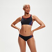 Women's Placement Bikini Black/Red