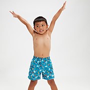 27 cm Schwimmshorts für Jungen im Kleinkindalter Blau/Weiß