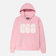 UGG Women's Rey Fuzzy Logo Hoodie - Bloom