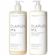 Olaplex No. 4 Bond Maintenance Shampoo and No.5 Bond Maintenance Conditioner Bundle (Worth £176.00)