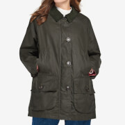 Barbour Salt Wax Corduroy Collar Waxed Cotton Jacket