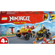LEGO NINJAGO: Kai and Ras's Car and Bike Battle Toys (71789)