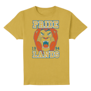 Lion King Simbas Pride Lands Unisex T-Shirt - Mustard