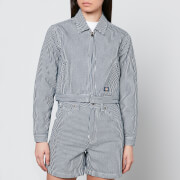 Dickies Hickory Eisenhower Striped Cotton-Canvas Cropped Jacket