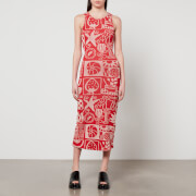 Damson Madder Jacquard-Knit Midi Dress