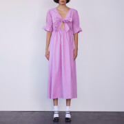 Damson Madder Cassie Cotton-Poplin Midi Dress