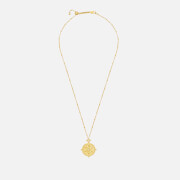 Estella Bartlett Gold-Plated Floral Coin Necklace