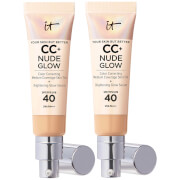 IT Cosmetics Nude Glow CC Cream 32ml Duo (Various Shades)