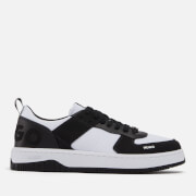 HUGO Men's Kilian Tennis Canvas and Faux Leather Trainers