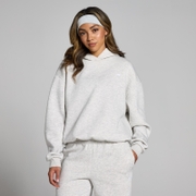 MP Women's Basics Oversized Hoodie - Light Grey Marl