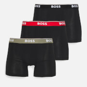 BOSS Bodywear Power Three-Pack Stretch-Cotton Boxer Briefs