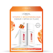 Dúo facial de sérum con vitamina C pura Revitalift y crema fluida invisible con FPS 50+ de L'Oréal Paris