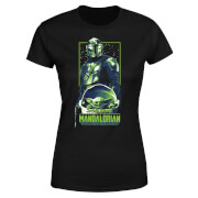 The Mandalorian Grogu & Mando Women's T-Shirt - Black