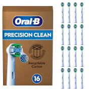 Oral B Precision Clean Toothbrush Heads - 16 Pack