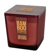 BAMBOO Large Candle Amber Wood and Vetiver 210g