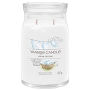 Yankee Candle Signature Jar Candle Large Jar Clean Cotton 567g