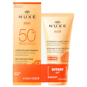 NUXE Melting Sun Cream SPF50 50ml & Refreshing After-Sun Lotion 50ml