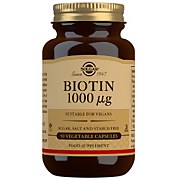 Solgar Vitamins Biotin 1000 μg Vegetable Capsules x 50
