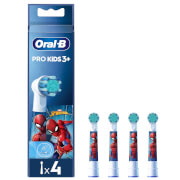 Oral-B Toothbrush Heads Pro Kids Toothbrush Heads Featuring Spiderman 4 Pack