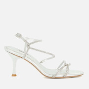 Dune Women's Majestys Mid Heeled Sandals - Silver