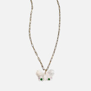 Notte Baby Farfalla Glow Mother of Pearl Gold Tone Necklace