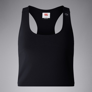 WOMENS CONVEX CROP VEST BLACK