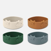 Liewood Emily Bowl 4-Pack - Blue Fog Multi Mix