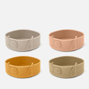 Liewood Emily Bowl 4-Pack - Tuscany Rose Multi Mix