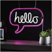 Neon 'Hello' Wall Light