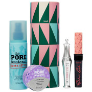 benefit Good Times Gorgeous Roller Lash Mascara, 24hr Brow Setter, Setting Spray and Face Mask Gift Set