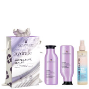 Pureology Hydrate Shampoo Conditioner and Color Fanatic Hair Gift Set For Dry Hair