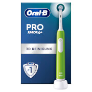Oral-B Pro Junior Elektrische Zahnbürste, für Kinder ab 6 Jahren, Grün