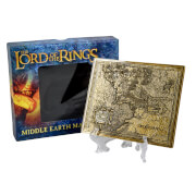 Lord of the Rings Middle Earth Metal Map