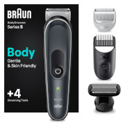 Braun Bodygroomer Series 5 5370, Bodygroomer für Männer, sanftes Ganzkörper-Bodygrooming