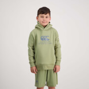 Kids Cnz Large Logo Hoodie Oil Green- 8YR