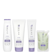 Biolage Hydrasource Hydrating Shampoo, Conditioner, Blow Dry Lotion and Deep Treatment Hair Mask Routine For Dry Hair