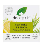 dr.organic Tea Tree & Lemon Shampoo Bar 75g