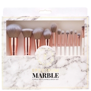 Spectrum Everyday Sets White Marbleous 12 Piece Makeup Brush Set