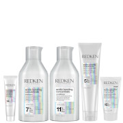 Redken Acidic Bonding Concentrate Intensive Pre-Treatment 30ml, Shampoo and Conditioner 300ml, Mask 50ml and Leave-in 150ml Set